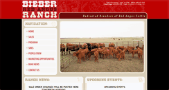 Desktop Screenshot of bieberredangus.com